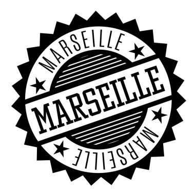 Marsilya siyah beyaz rozet