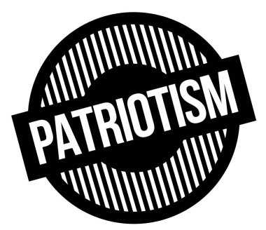 Vatanseverlik tipografik damgası