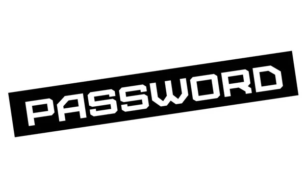 Passwort typografisches Zeichen — Stockvektor
