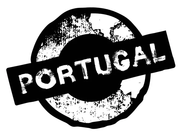 Portugalia pieczęć na białym — Wektor stockowy