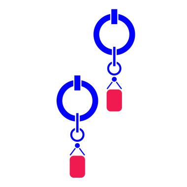 Küpe düz illüstrasyon