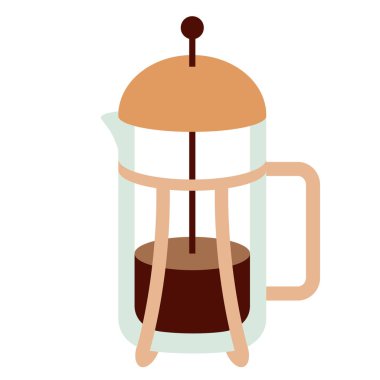 kahve Fransız basın daire basit örnek