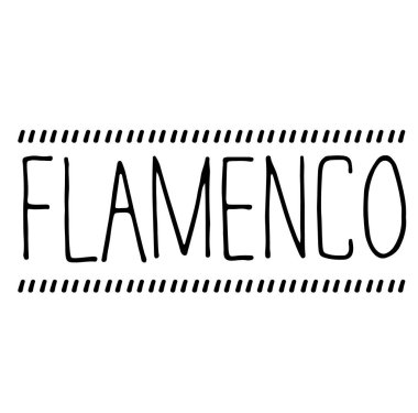 Beyaz Flamenko damgası