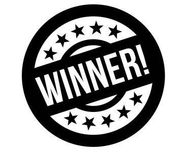 Beyaz kazanan damgası