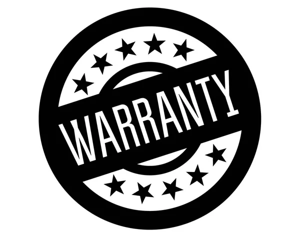 Warranty stamp on white — Stock Vector