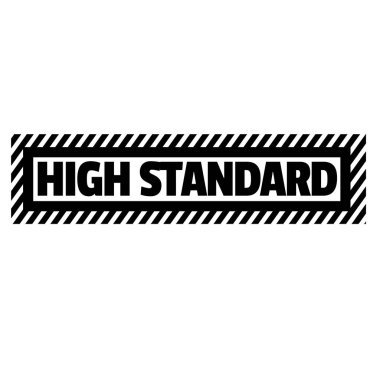 beyaz yüksek standart damgası