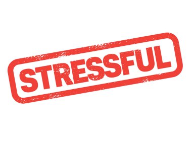 Beyaz stresli damgası