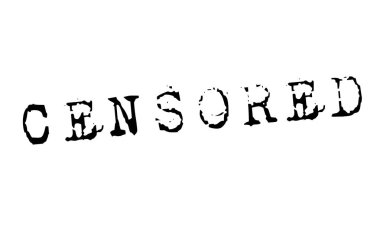 Beyaz sansürlü damgası