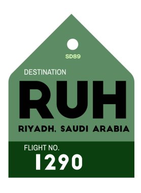  Havaalanı Bagaj etiketi