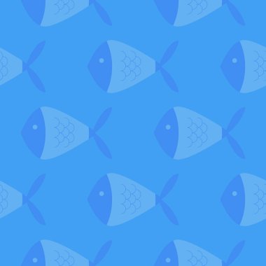 Balık geometrik desen