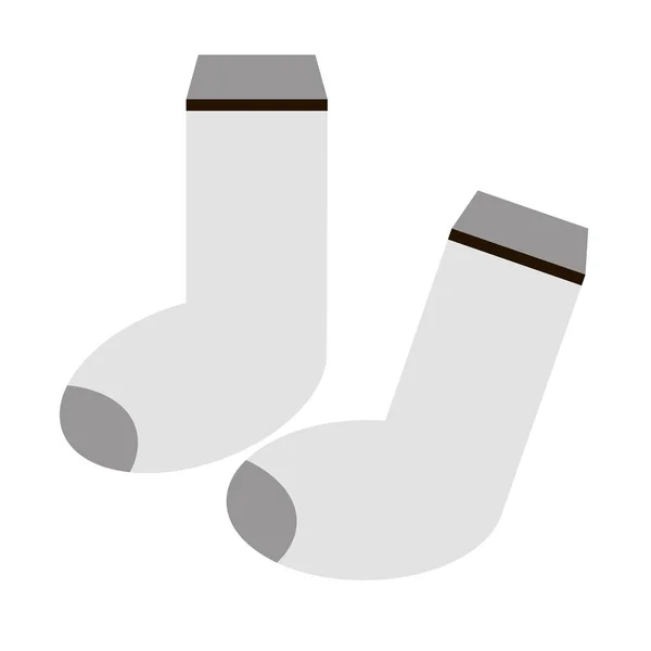 Socks flat illustration — Stock Vector