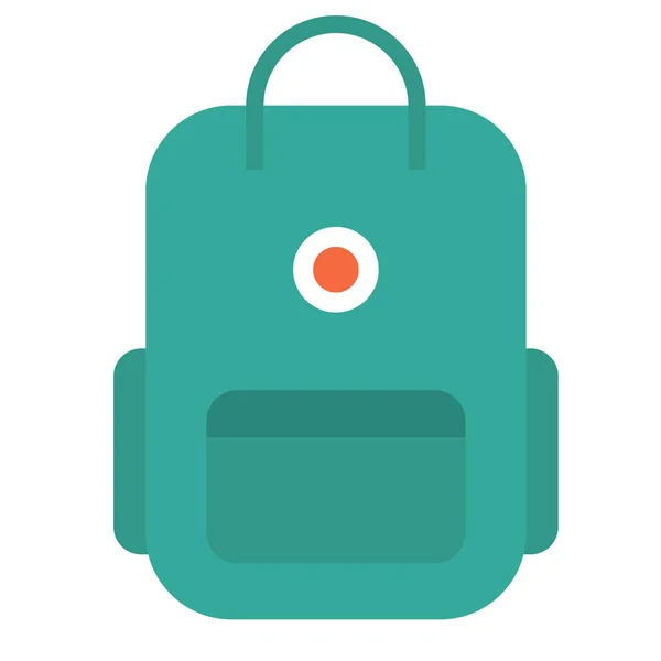 Mochila Ilustración plana — Vector de stock