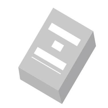 Kutu düz illüstrasyon