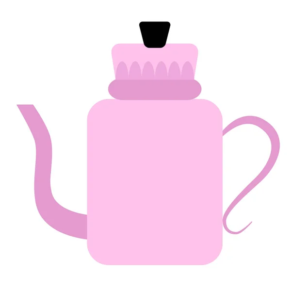 Teapot flat illustration — Stock Vector