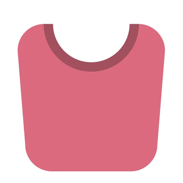 Pink pullover flat illustration — Stock Vector