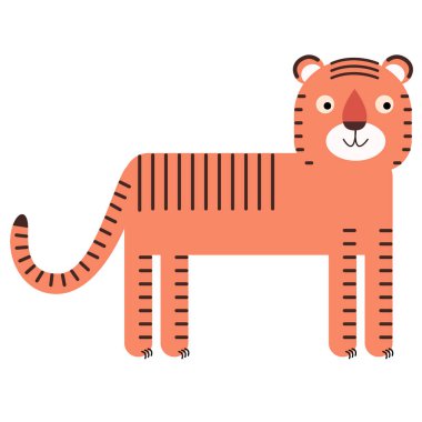 Kaplan düz illüstrasyon