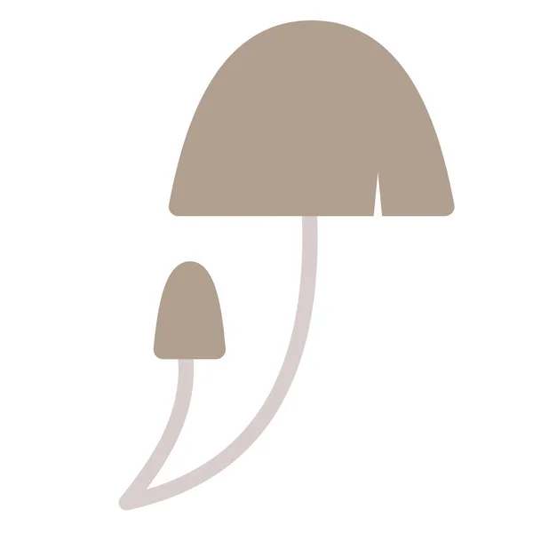 Toadstool flat illustration — Stock Vector