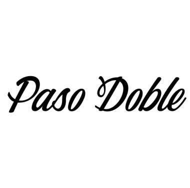 paso doble label