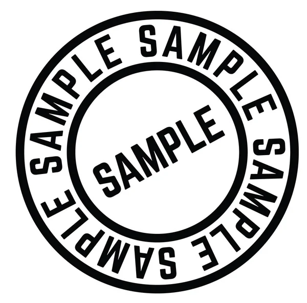 Sample stamp illustration — Stock Vector