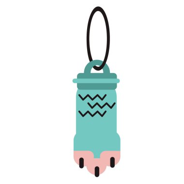 Muska düz resimde beyaz