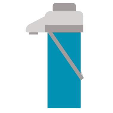 Termos düz resimde beyaz