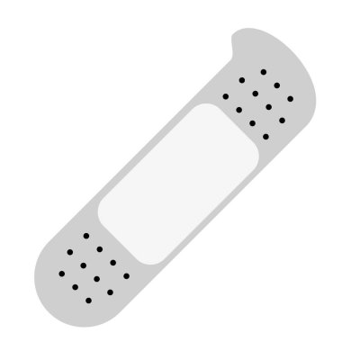 Beyaz Sıva düz illüstrasyon