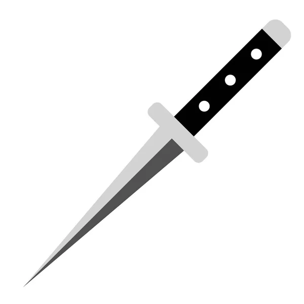 匕首平例证在白色 — 图库矢量图片