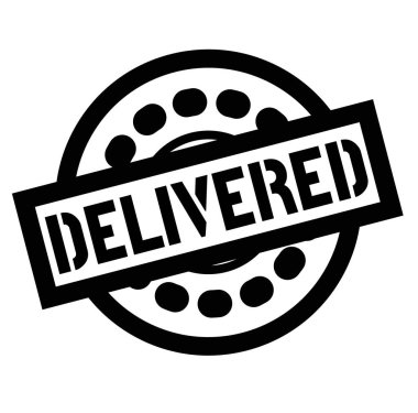 Teslim edilen damga beyaz olarak yazdırma