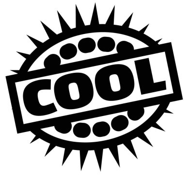 Beyaz üzerinde serin damga Yazdır