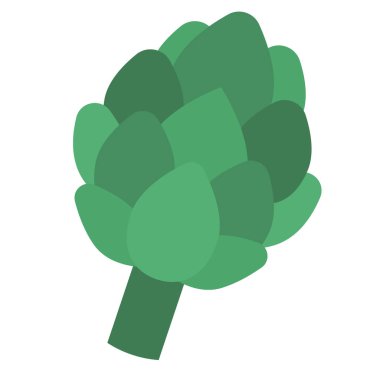 Beyaz üzerine hop düz illüstrasyon