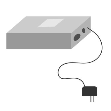 HDD düz resimde beyaz