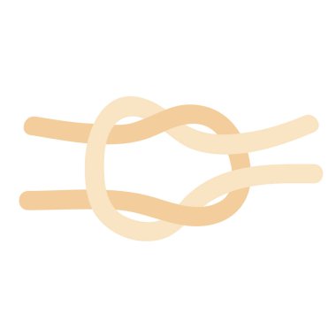 düğüm düz resimde beyaz