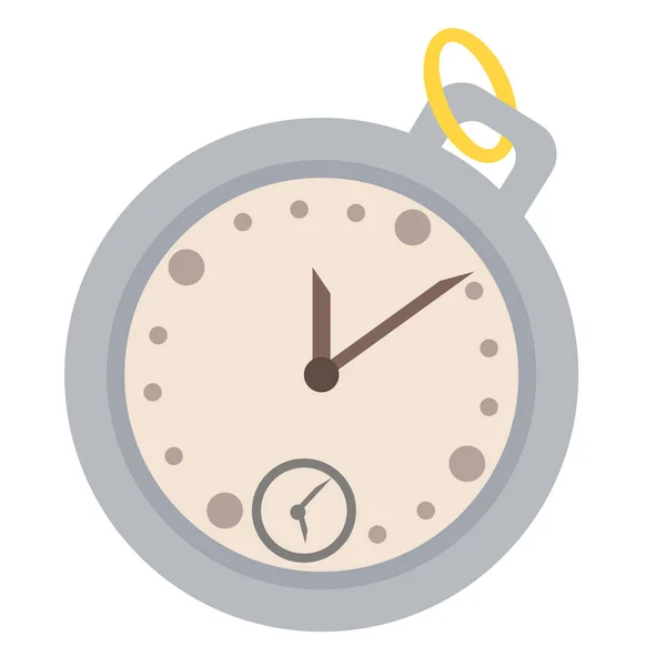 timer flat illustration on white