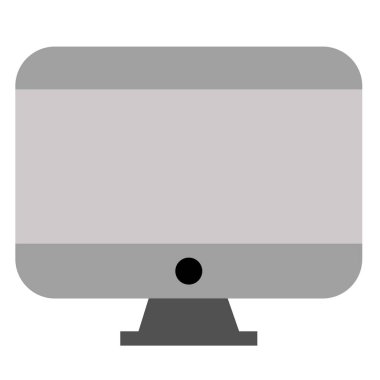 Beyaz düz illüstrasyon izlemek