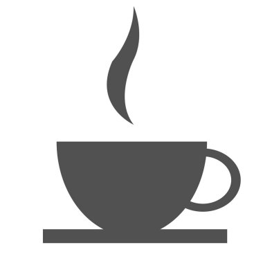 Beyaz üzerine Kupası düz illüstrasyon