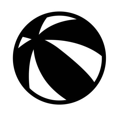 Top düz resimde beyaz