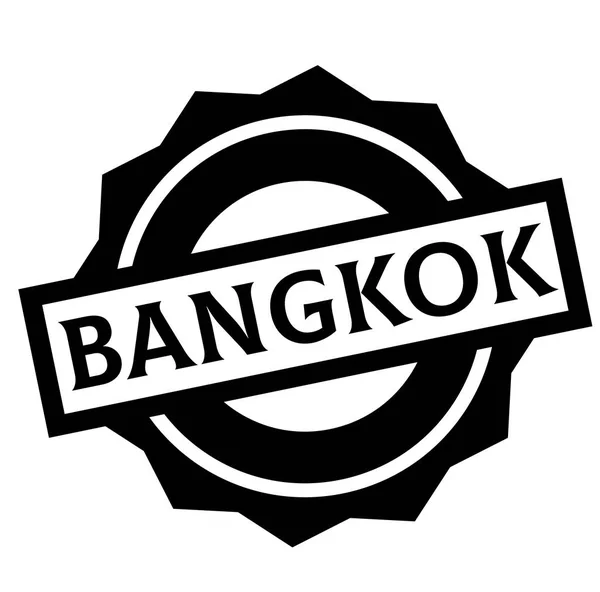 Bangkok Stempel auf Weiß — Stockvektor