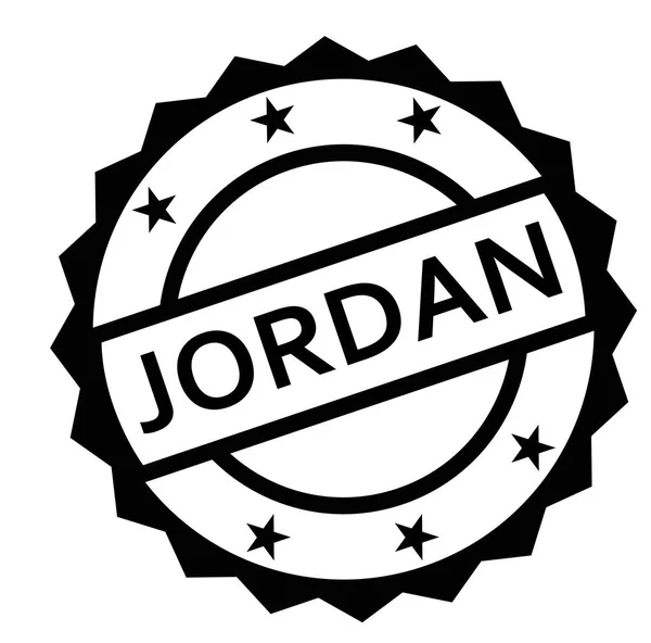 Jordanische Marke auf weiß — Stockvektor