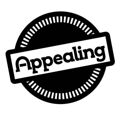 Beyaz üzerinde çekici damga