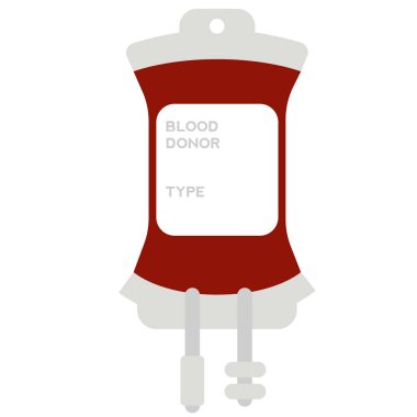 donör kan düz resimde beyaz