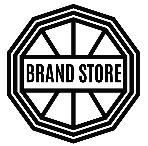 Sello MARCA STORE en blanco — Archivo Imágenes Vectoriales