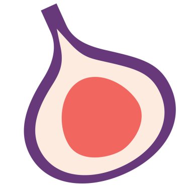 incir düz resimde beyaz