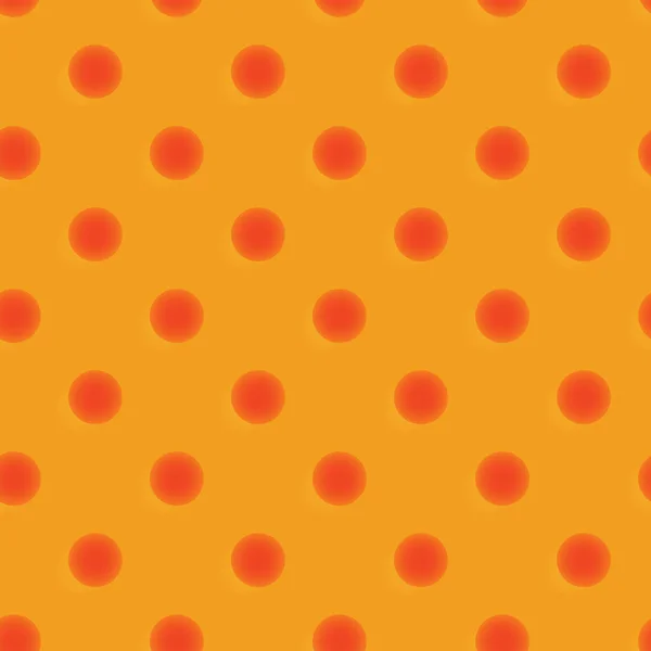Polka dots 3d sömlösa mönster — Stock vektor