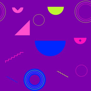 Temel şekiller kaotik seamless modeli