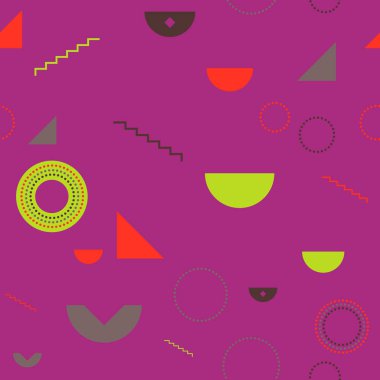 Temel şekiller kaotik seamless modeli