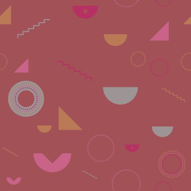 Temel şekiller kaotik seamless modeli