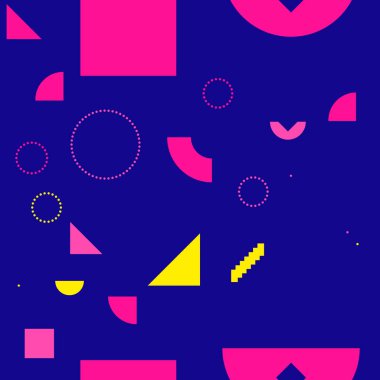 Temel şekiller kaotik seamless modeli