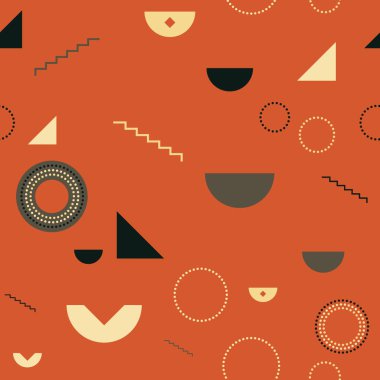 Temel şekiller kaotik seamless modeli