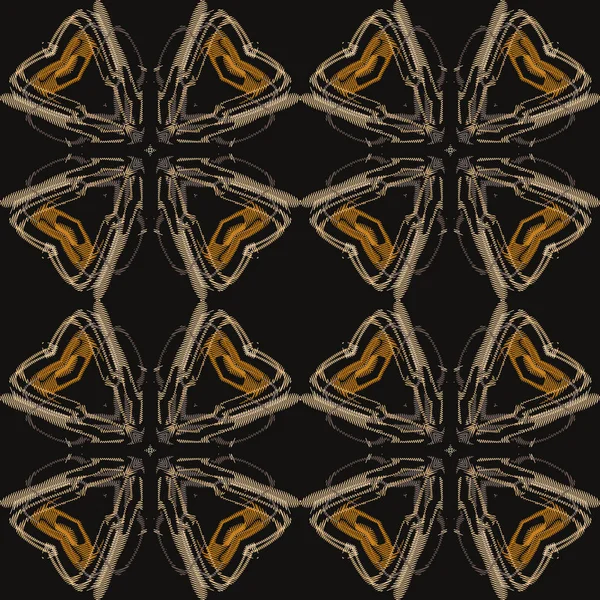 Biomorphe hochdetaillierte nahtlose Muster — Stockvektor