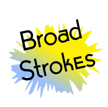 Beyaz geniş vuruş damgası